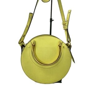 Chloe Yellow Circle Crossbody Bag